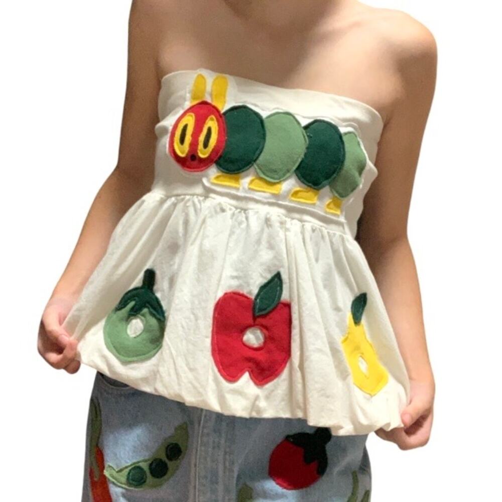 Custom Upcycled Mossimo Y2K Very Hungry Caterpillar